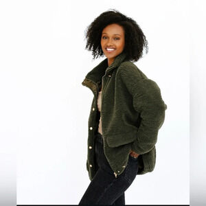 One third Cozy Green Jacket Size Small